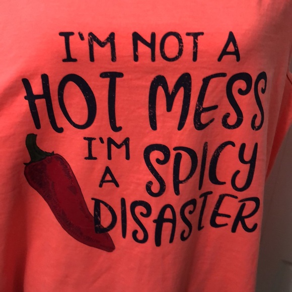 NWOT Southern Couture Women’s Tank, Large, Bright Coral - Picture 2 of 8